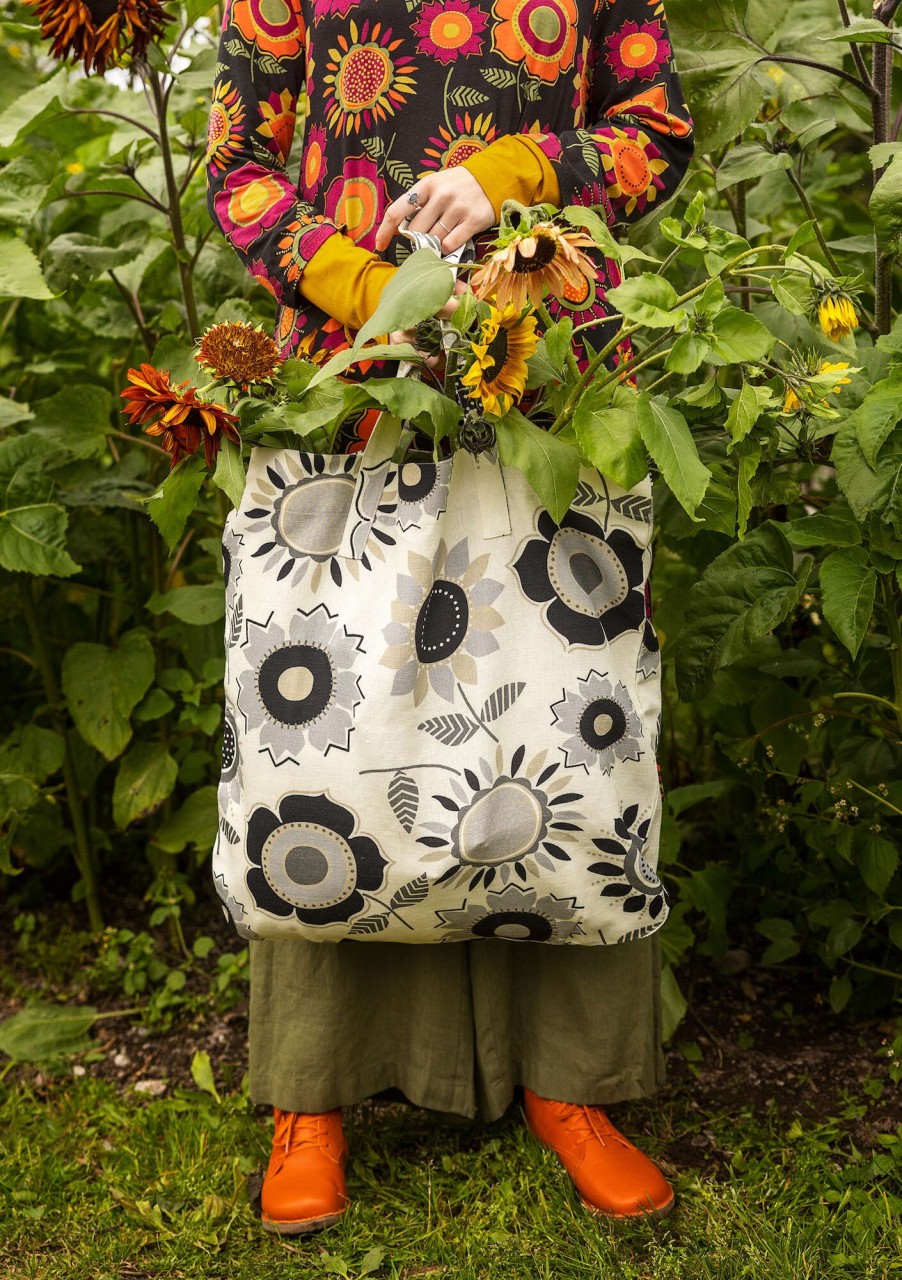 Kvinne Gudrun Sjödén | Veske Sunflower I Okologisk Bomull/Lin