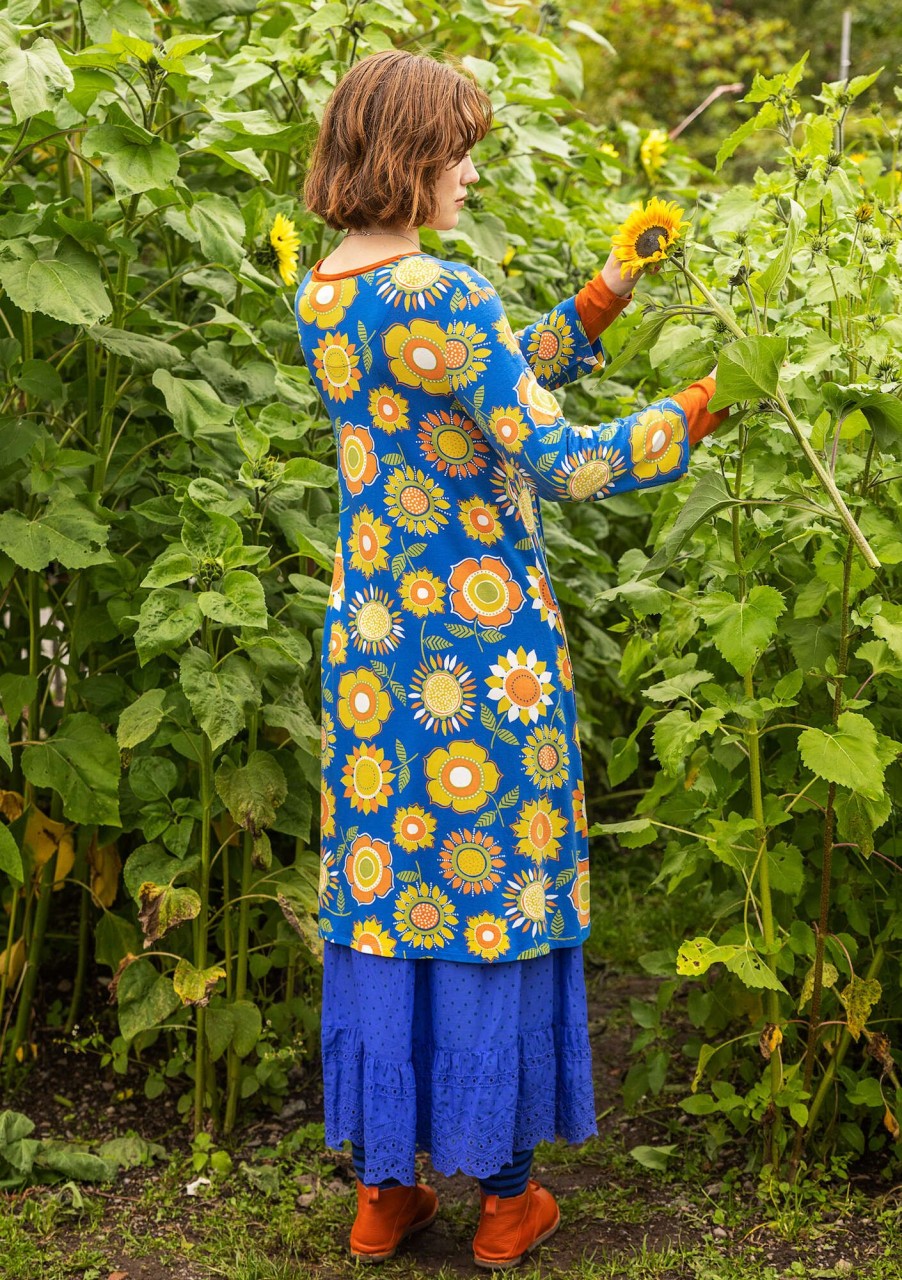 Kvinne Gudrun Sjödén Kjoler | Trikotkjole Sunflower I Lyocell/Elastan